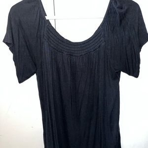 Black Off the Shoulder top